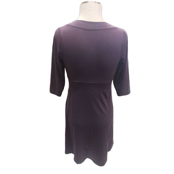 Eddie Bauer liliy balance spf 50 + Knit dress in plum - Picture 1 of 3